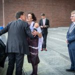 Louise Fresco&rsquo;s sustainable dress &copy;Guy Ackermans